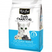 Kit Cat Zeolite Charcoal Cat Litter - Ocean Wave 4kg
